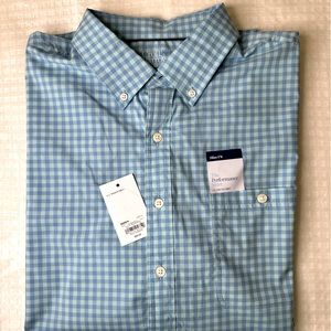 Men’s XL Blue & green check dress shirt